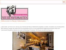 Tablet Screenshot of neuer-haferkasten.de